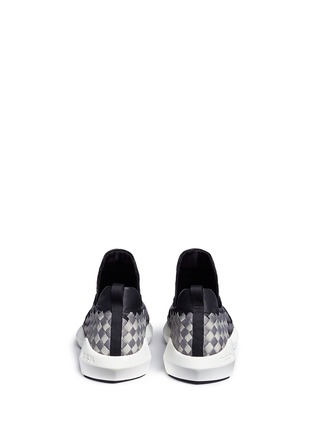 Back View - Click To Enlarge - ASH - 'Quake' basketweave mid top slip-on sneakers