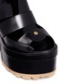 Detail View - Click To Enlarge - SACAI - x Pierre Hardy caged leather platform sandals