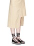 Figure View - Click To Enlarge - SACAI - Wraparound ankle strap lace-up suede sandals