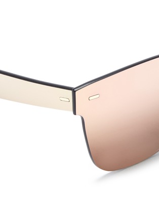 Detail View - Click To Enlarge - SUPER - 'Tuttolente Classic' rimless all lens D-frame sunglasses