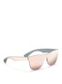 Figure View - Click To Enlarge - SUPER - 'Tuttolente Classic' rimless all lens D-frame sunglasses