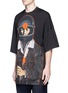 Front View - Click To Enlarge - CHRISTOPHER KANE - Target print oversized T-shirt