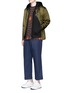 Figure View - Click To Enlarge - CHRISTOPHER KANE - 'Law and Order' patch zip hoodie