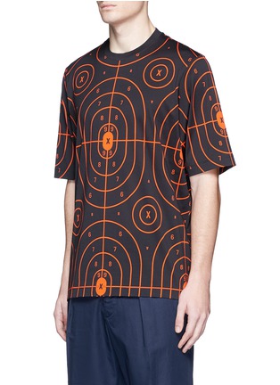 Front View - Click To Enlarge - CHRISTOPHER KANE - Target print cotton T-shirt