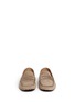Front View - Click To Enlarge - ALEXANDER MCQUEEN - Suede driving loafers