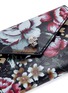Detail View - Click To Enlarge - ALEXANDER MCQUEEN - Skull floral print leather envelope card holder