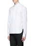 Front View - Click To Enlarge - MAISON MARGIELA - Double layer bib front tuxedo shirt