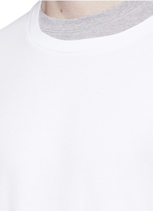 Detail View - Click To Enlarge - MAISON MARGIELA - Collar underlay T-shirt
