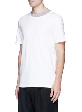 Front View - Click To Enlarge - MAISON MARGIELA - Collar underlay T-shirt