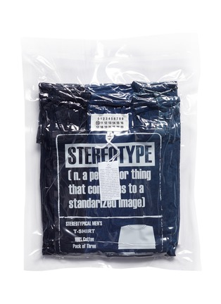 Main View - Click To Enlarge - MAISON MARGIELA - 'Stereotype' T-shirt 3-pack set