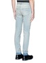 Back View - Click To Enlarge - MAISON MARGIELA - Slim fit letout cuff jeans