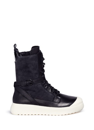 Main View - Click To Enlarge - ATELJÉ 71 - 'Edda' combat sneaker boots
