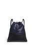 Main View - Click To Enlarge - A-ESQUE - 'Draw Pack 03' colourblock leather backpack