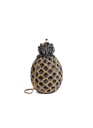 Figure View - Click To Enlarge - JUDITH LEIBER - 'Pineapple' crystal pavé minaudière
