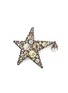 Main View - Click To Enlarge - ALEXANDER MCQUEEN - 'Lucky' star Swarovski crystal brooch
