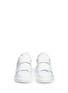 Front View - Click To Enlarge - ALEXANDER MCQUEEN - Chunky outsole suede collar leather sneakers