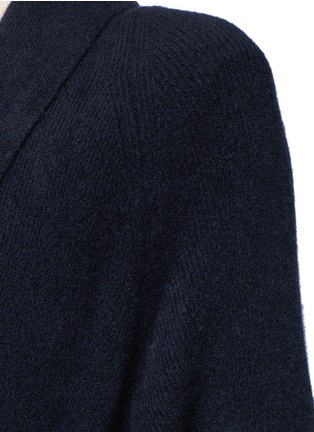 Detail View - Click To Enlarge - THE ROW - 'Meryl' wrap cashmere blend long cardigan