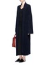 Figure View - Click To Enlarge - THE ROW - 'Meryl' wrap cashmere blend long cardigan