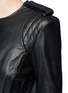 Detail View - Click To Enlarge - ELIZABETH AND JAMES - 'Ollie' lambskin leather motorcycle jacket