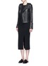 Figure View - Click To Enlarge - ELIZABETH AND JAMES - 'Ollie' lambskin leather motorcycle jacket