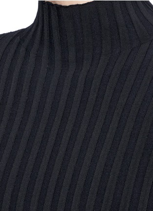 Detail View - Click To Enlarge - ELIZABETH AND JAMES - 'Lenny' slim turtleneck rib knit sweater