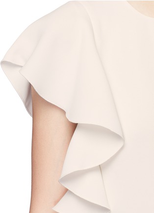Detail View - Click To Enlarge - ELIZABETH AND JAMES - 'Luca' ruffle side shift dress