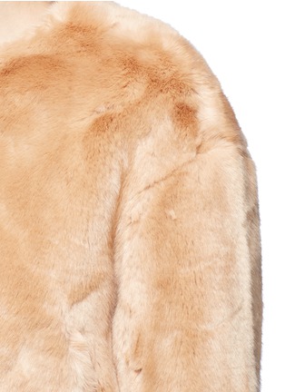 Detail View - Click To Enlarge - ELIZABETH AND JAMES - 'Sawyer' faux fur cropped jacket