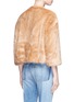 Back View - Click To Enlarge - ELIZABETH AND JAMES - 'Sawyer' faux fur cropped jacket