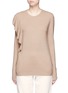 Main View - Click To Enlarge - ELIZABETH AND JAMES - 'Orly' ruffle shoulder wool-cashmere sweater