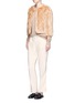 Figure View - Click To Enlarge - ELIZABETH AND JAMES - 'Orly' ruffle shoulder wool-cashmere sweater