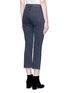 Back View - Click To Enlarge - CURRENT/ELLIOTT - 'The Kick' raw cuff flared jeans