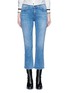 Detail View - Click To Enlarge - CURRENT/ELLIOTT - 'The Kick' relaxed fit cropped jeans