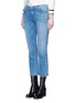 Front View - Click To Enlarge - CURRENT/ELLIOTT - 'The Kick' relaxed fit cropped jeans