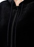 Detail View - Click To Enlarge - FENTY PUMA BY RIHANNA - Velvet neoprene zip hoodie