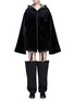 Main View - Click To Enlarge - FENTY PUMA BY RIHANNA - Velvet neoprene zip hoodie