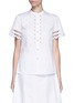 Main View - Click To Enlarge - 68244 - 'Bellanca' guipure lace cotton shirt
