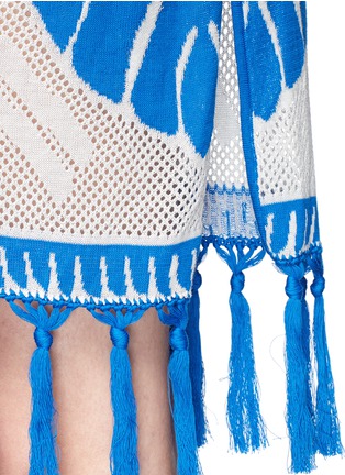 Detail View - Click To Enlarge - 68244 - 'Ramosa' tassel jacquard knit tunic