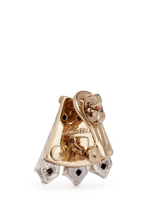 Detail View - Click To Enlarge - LULU FROST - 'Brigitte' glass stone Art deco stud earrings