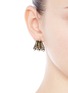 Figure View - Click To Enlarge - LULU FROST - 'Brigitte' glass stone Art deco stud earrings