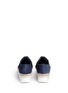 Back View - Click To Enlarge - 10 CROSBY DEREK LAM - 'Gordon Too' braided denim effect suede espadrille platforms