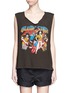 Main View - Click To Enlarge - MADEWORN - 'Cut' Rolling Stones print jersey T-shirt