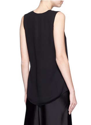 Back View - Click To Enlarge - THEORY - 'Meighlan' silk georgette sleeveless top