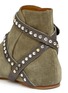 Detail View - Click To Enlarge - ISABEL MARANT ÉTOILE - 'Ruben' stud strap suede ankle boots