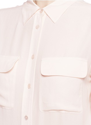 Detail View - Click To Enlarge - EQUIPMENT - 'Slim Signature' silk shirt