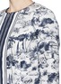 Detail View - Click To Enlarge - TORY BURCH - 'Sissy' scenery print peplum hem silk jacket