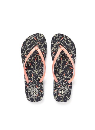 Figure View - Click To Enlarge - TORY BURCH - 'Thin' floral print flip flops