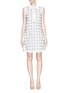 Main View - Click To Enlarge - CHLOÉ - Zip front broderie anglaise dress