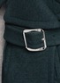 Detail View - Click To Enlarge - CHLOÉ - Oversize buckle belt colourblock wool coat