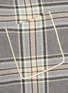 Detail View - Click To Enlarge - CHLOÉ - Check plaid fringe blanket cape coat