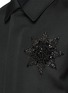 Detail View - Click To Enlarge - ALEXANDER MCQUEEN - Crystal embroidery wool blouson jacket